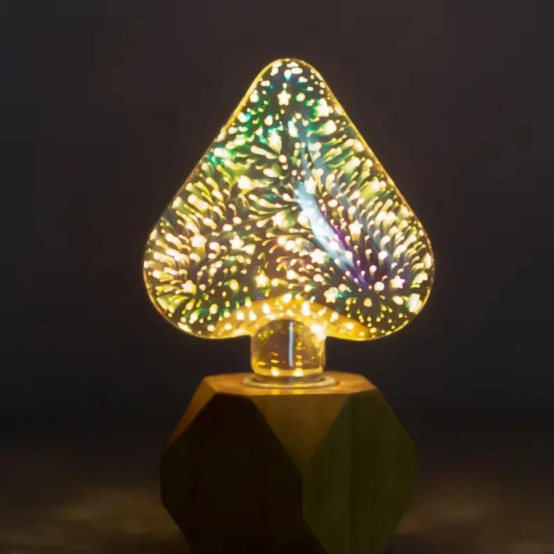 LED 3D Fireworks Starry Decorative Bulb - Image 2