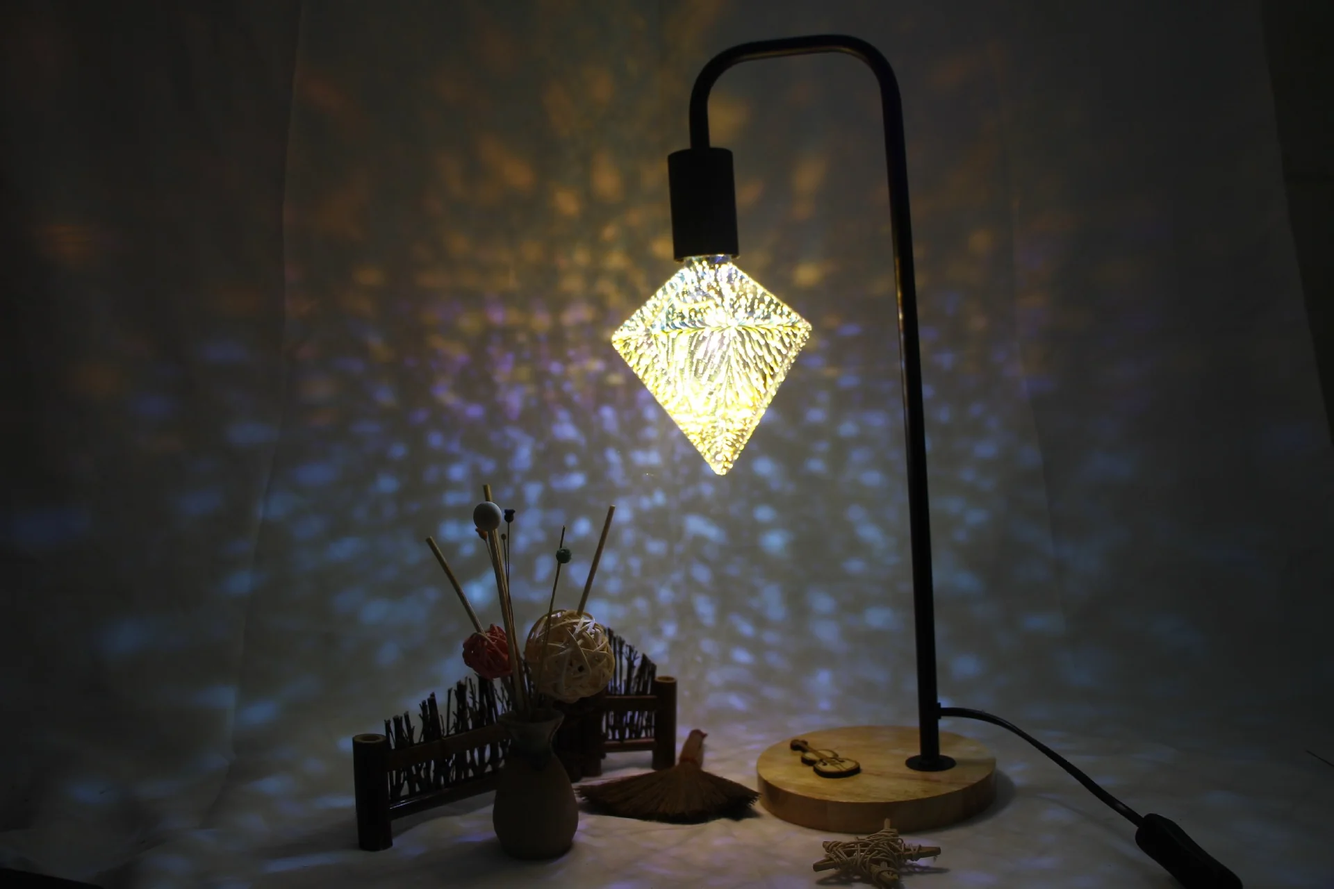 LED 3D Fireworks Starry Decorative Bulb - Image 4