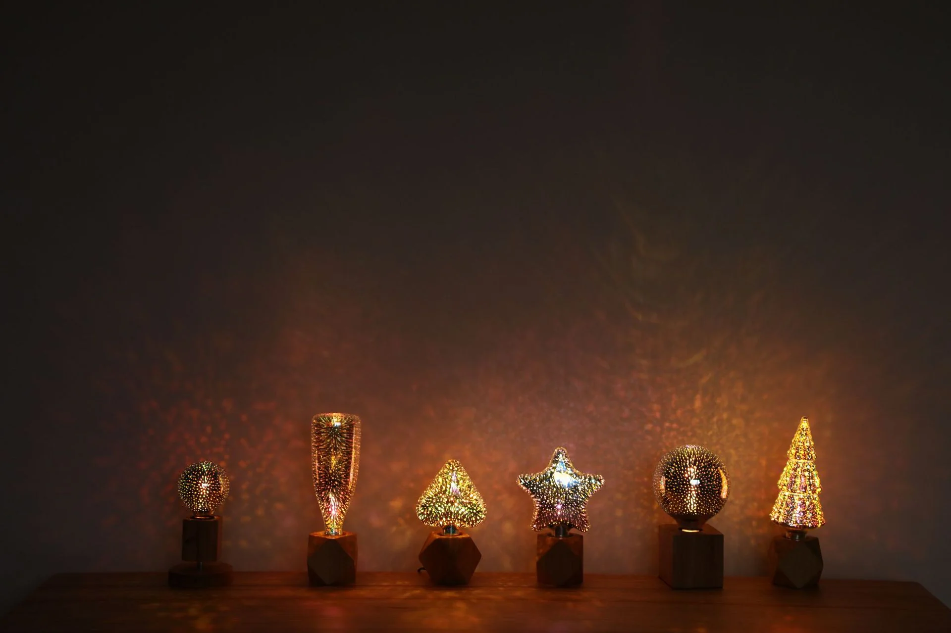 LED 3D Fireworks Starry Decorative Bulb - Image 5