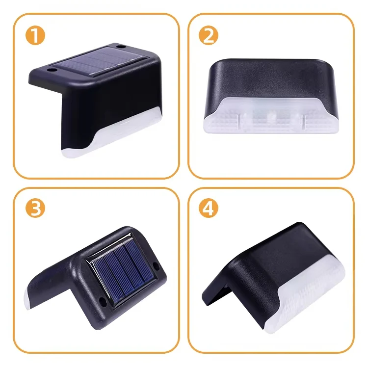 LED Waterproof Solar Fence Lights Outdoor(Pack of 2) - Image 6