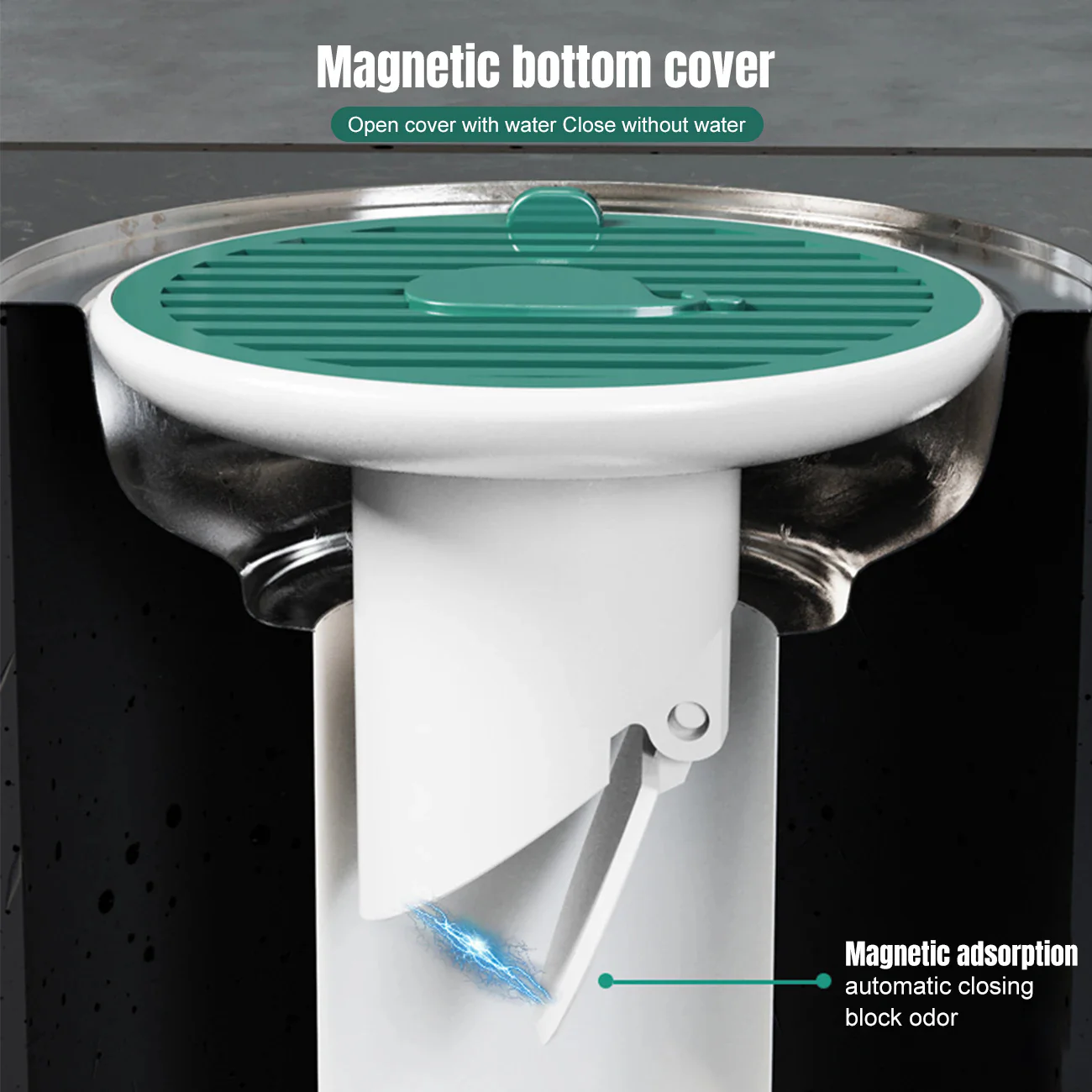 Little Whale Magnetic Floor Drain Cover - Image 2