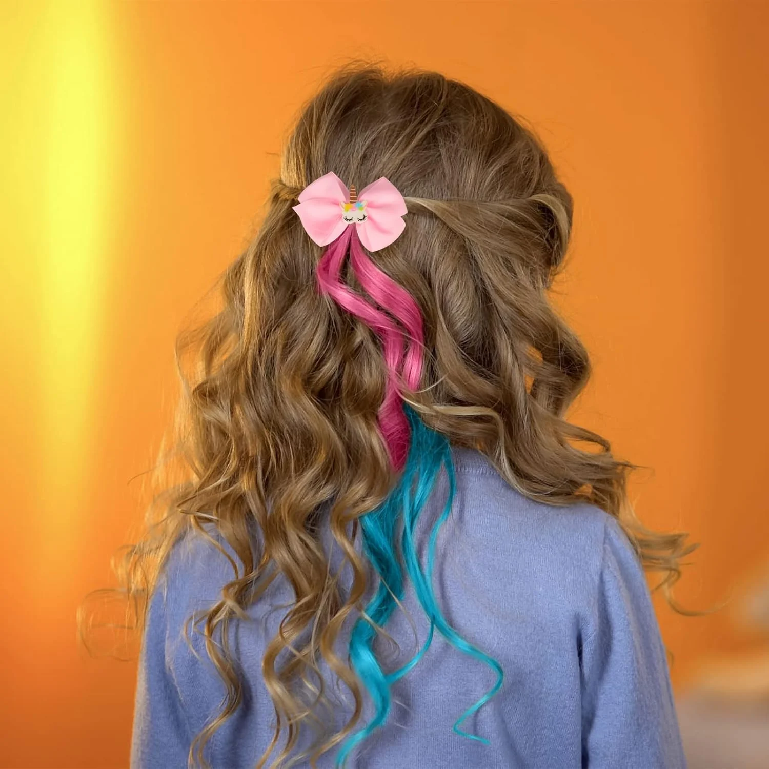 Little World Curly Hair Clips for Girls ( Pair) - Image 2