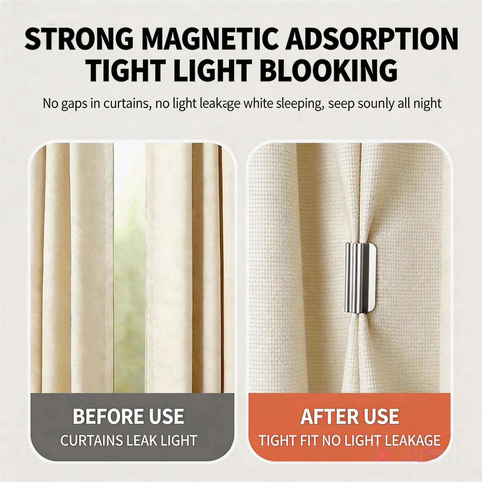 Magnetic Curtain Buckles - Image 3