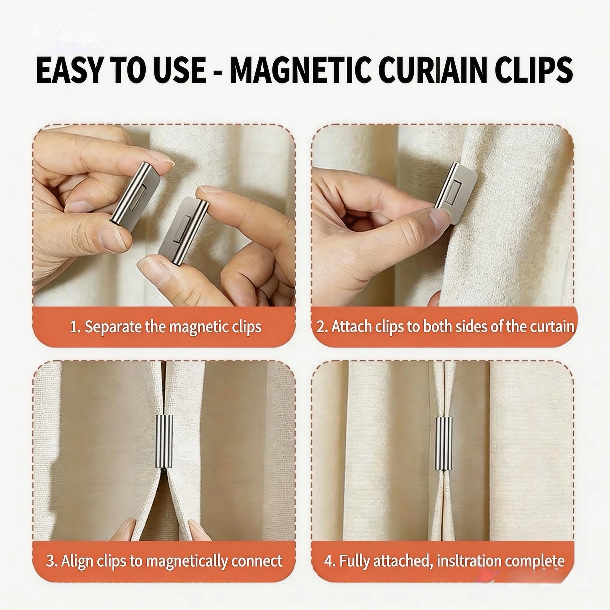 Magnetic Curtain Buckles - Image 5
