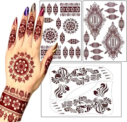 Mehndi Waterproof Sticker - Image 2