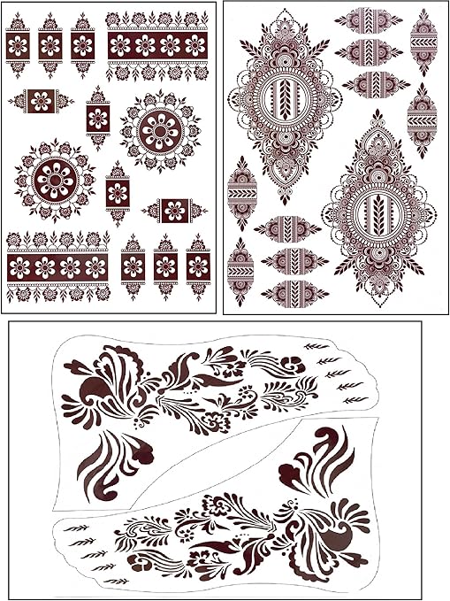 Mehndi Waterproof Sticker - Image 3