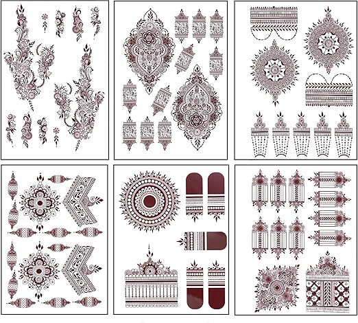 Mehndi Waterproof Sticker - Image 4