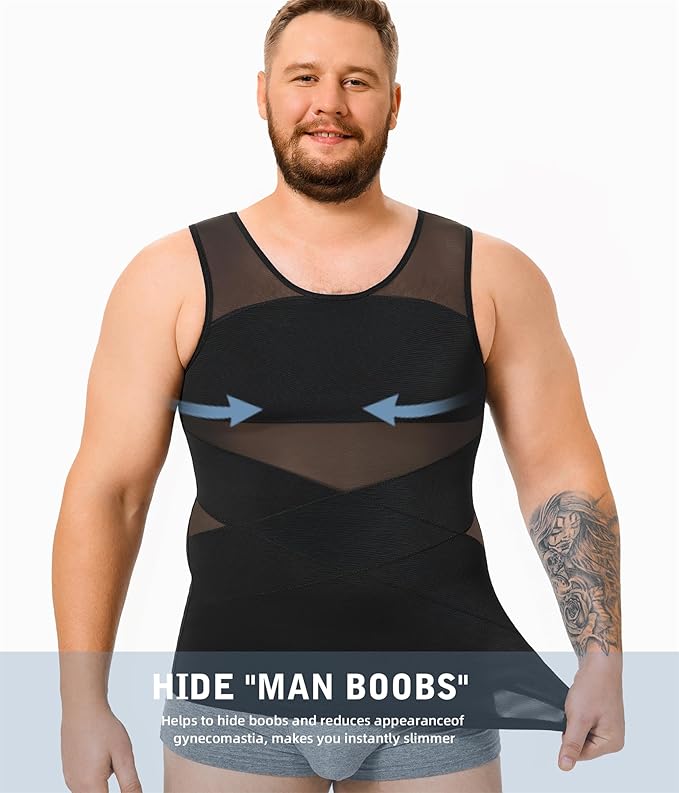 Men’s Compression Shirt Body Shaper - Image 2