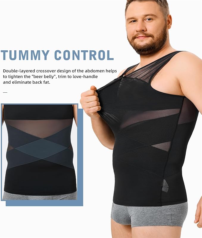 Men’s Compression Shirt Body Shaper - Image 3