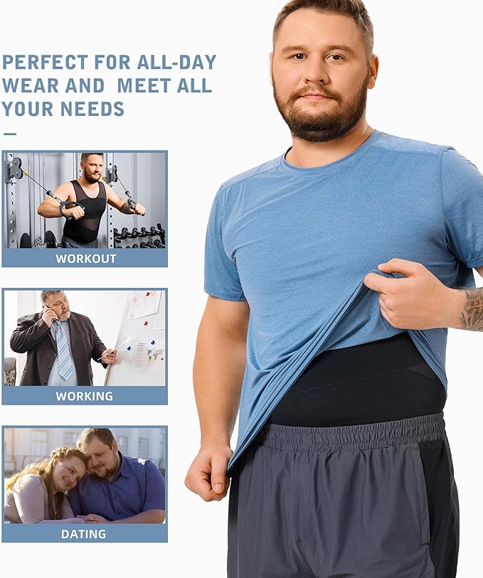 Men’s Compression Shirt Body Shaper - Image 5