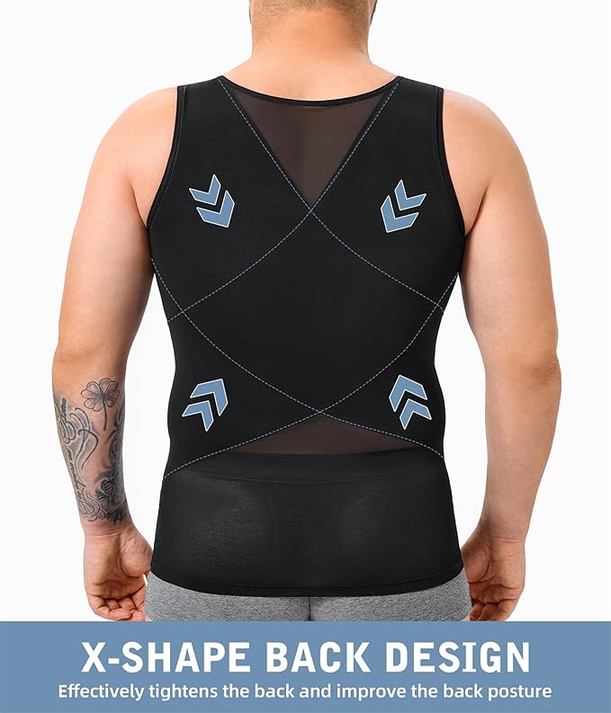 Men’s Compression Shirt Body Shaper - Image 7