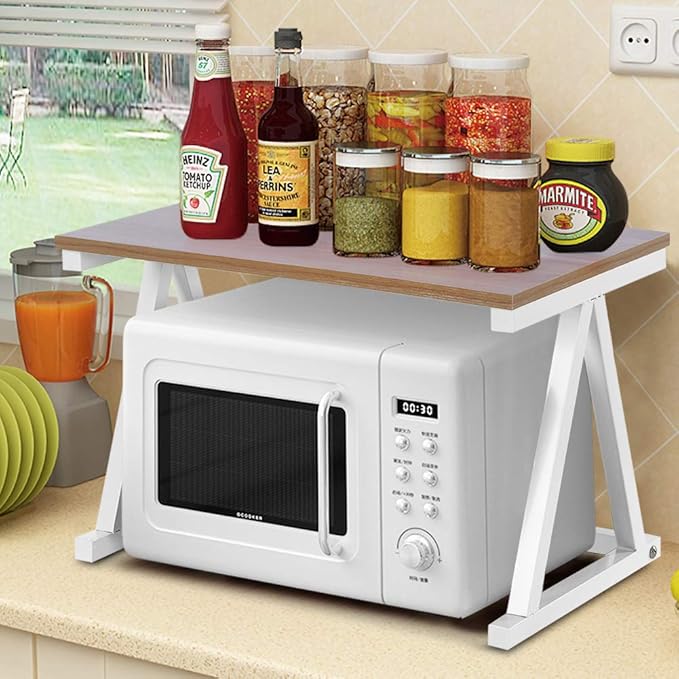 Multi-Functional 2-Layer Microwave Overhead Rack - Image 2