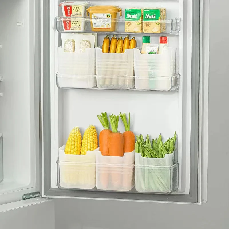 Multi-Purpose Fruit &amp; Veg Fridge Door Cabinet Organizer - Image 2