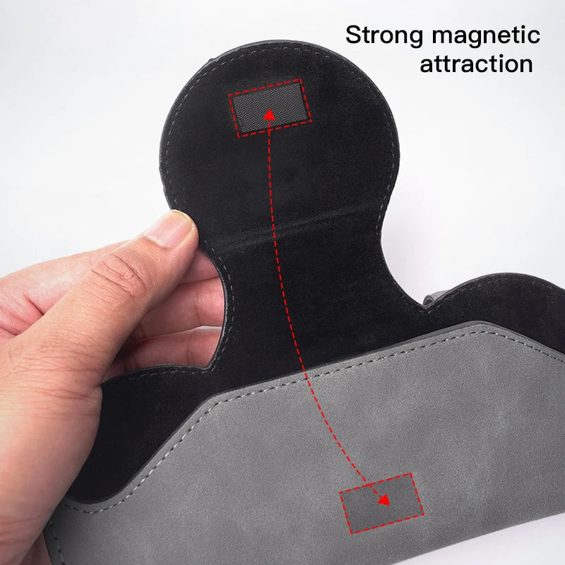 Multifunction Car Sunglasses Storage Box Case - Image 2