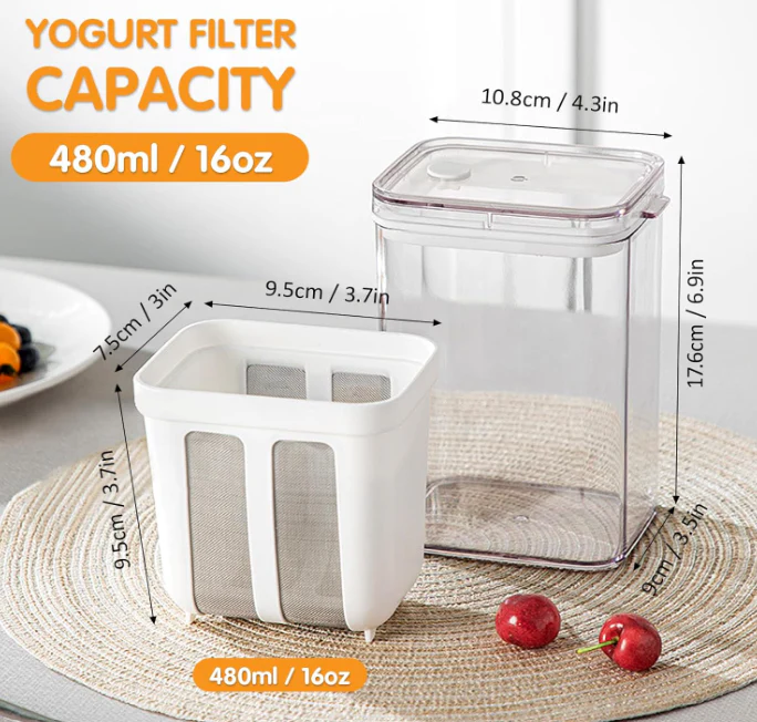 Multifunctional Yogurt Filter with Fine Mesh Strainer - Image 6