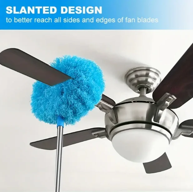 Multipurpose Microfiber Dusting Brush for Ceiling Fans - Image 4