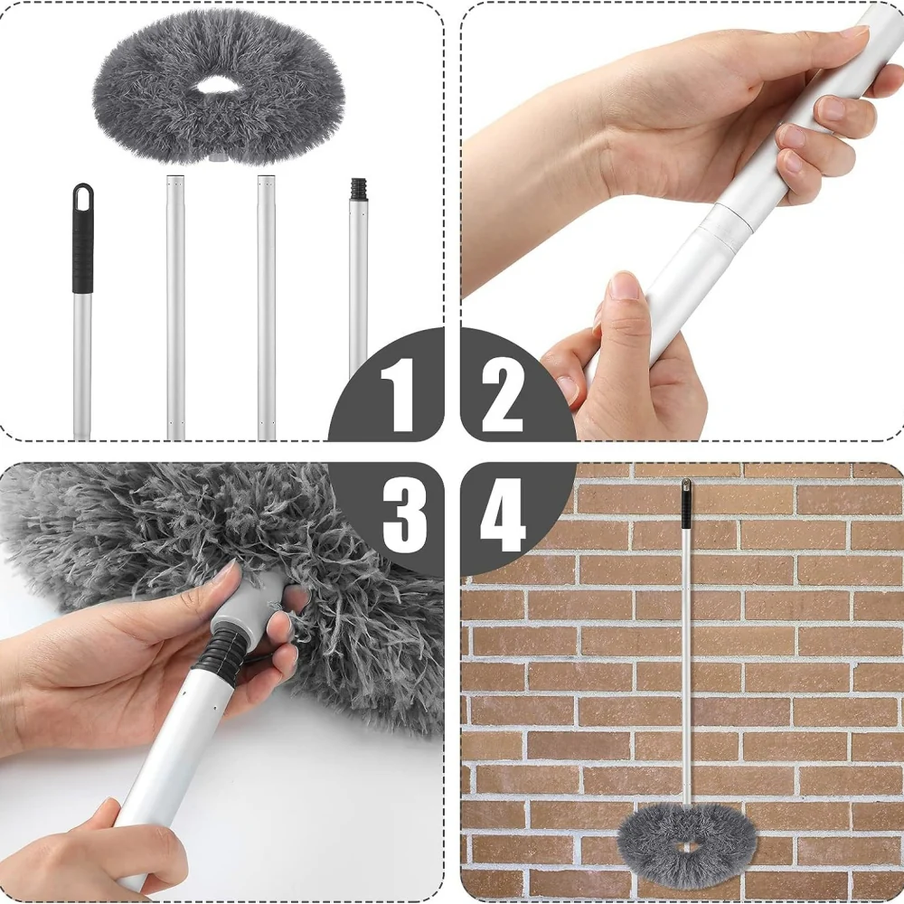 Multipurpose Microfiber Dusting Brush for Ceiling Fans - Image 5