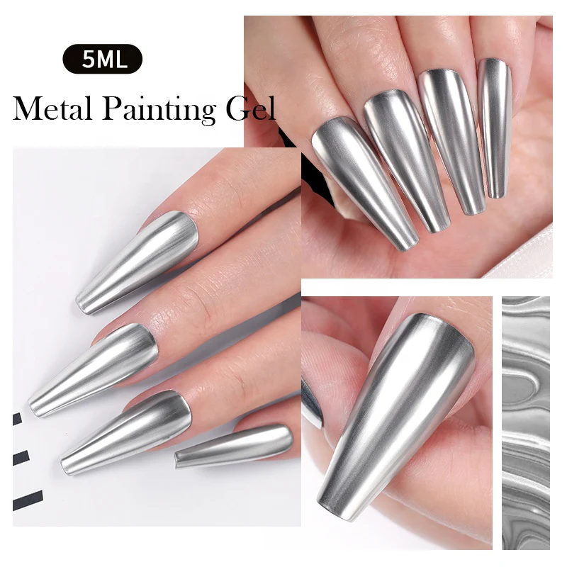 Nail Shine Metallic Gel Polish - Image 3
