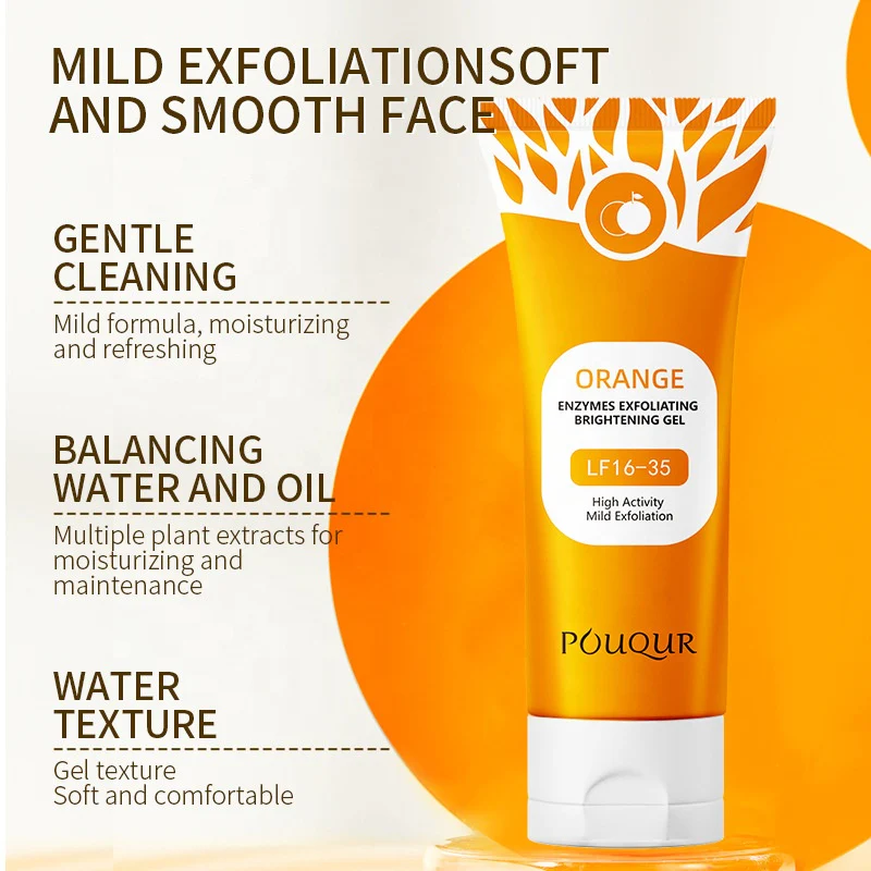 orange enzyme exfoliating gel