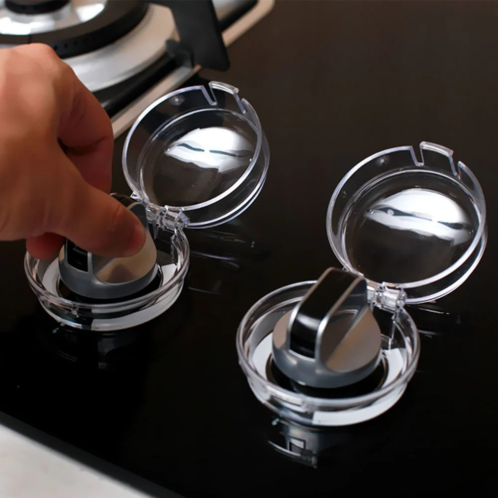 4Pcs Gas Stove Safety Lock Covers - Image 3