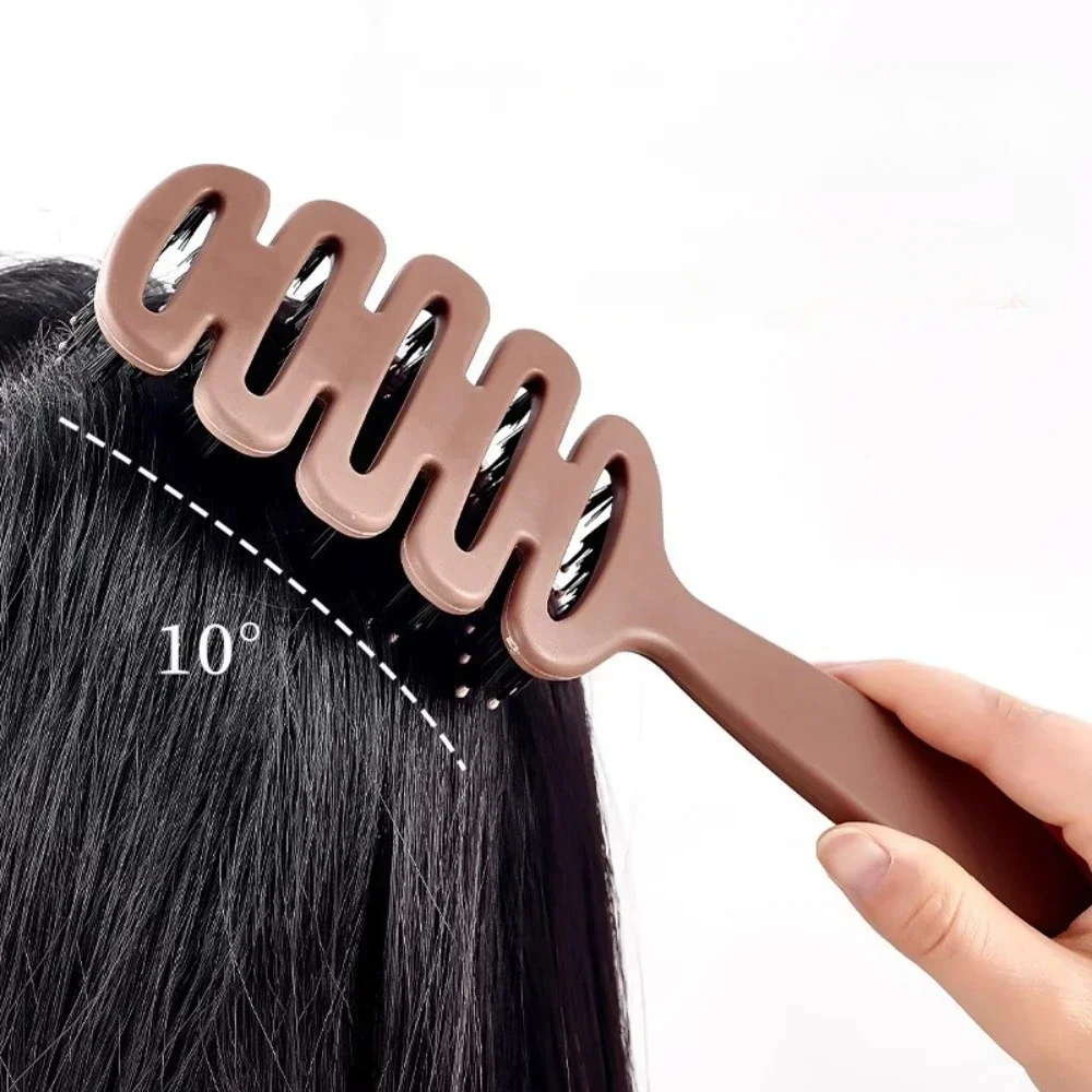 Portable Bristle Fluffy Styling Volumizing Hair Brush - Image 2