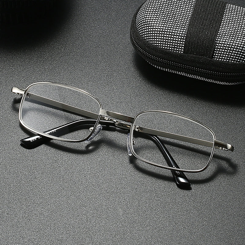 Portable Folding Metal Reading Glasses - Image 5