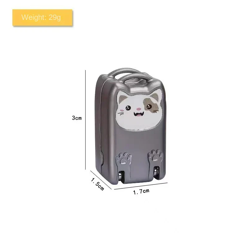 Portable Folding Stainless Steel Nail Clippers with Mini Keychain - Image 6