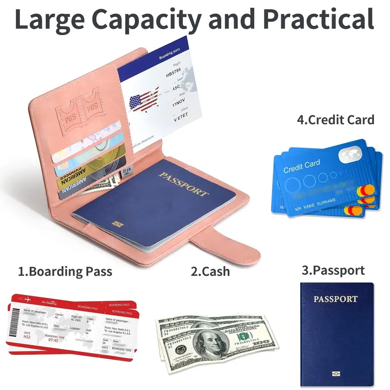 Portable travel passport Cover - Image 3