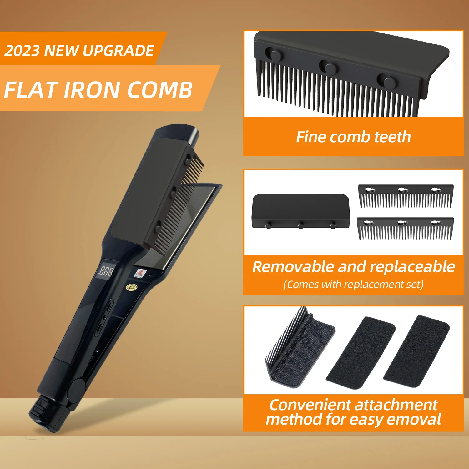 Removable Straight Hair Comb - Image 2