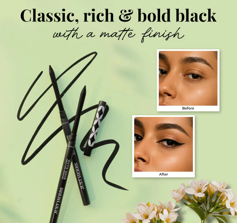 Retractable 2-in-1 Herbal Eyeliner + Kajal - Image 6