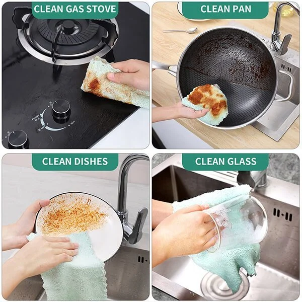Reusable Kitchen Towel Water Absorption ( Set of 3 ) - Image 3