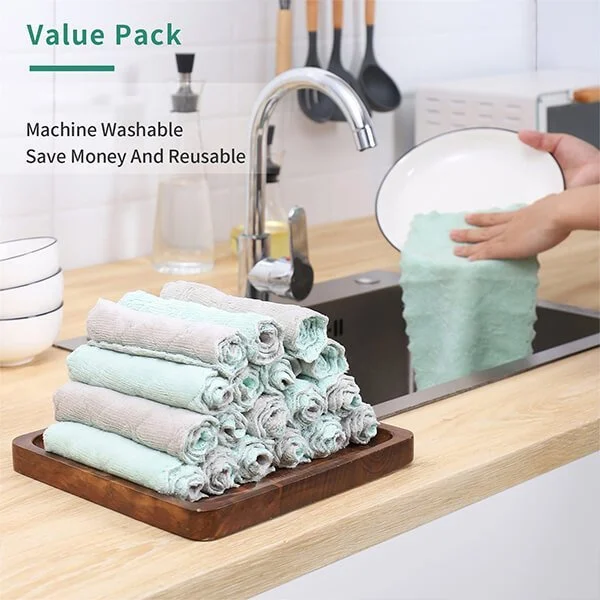 Reusable Kitchen Towel Water Absorption ( Set of 3 ) - Image 4