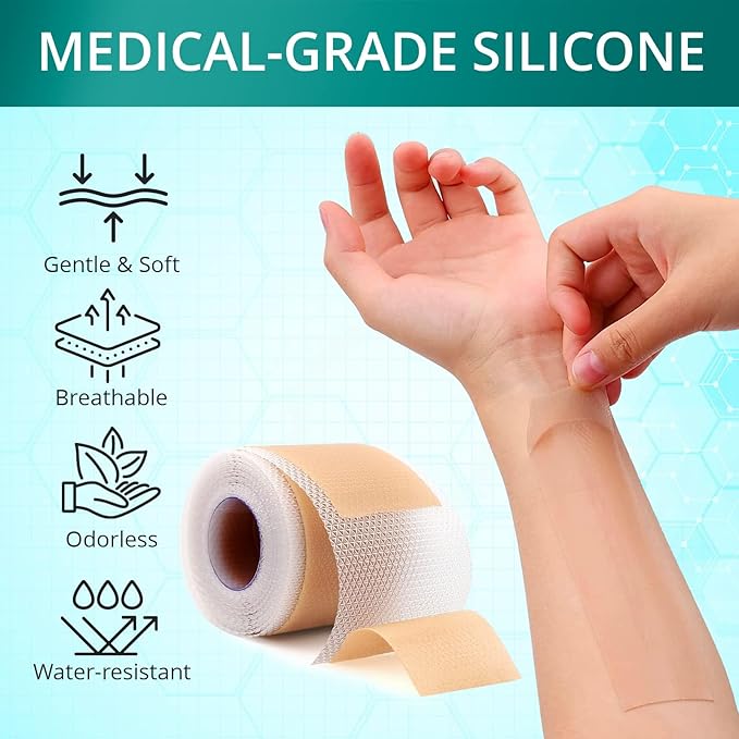 Reusable Medical-Grade Silicone Scar Strips Roll - Image 4
