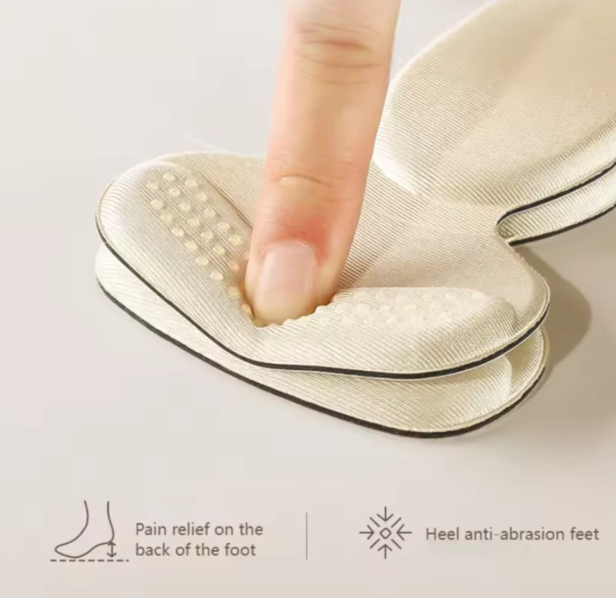 Reusable T-Shaped Sponge Heel Grips for Women Shoes - Image 5
