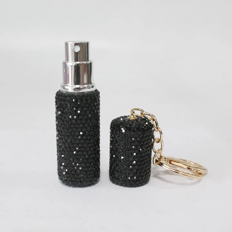 Rhinestone Perfume Bottle Keychains - Image 3