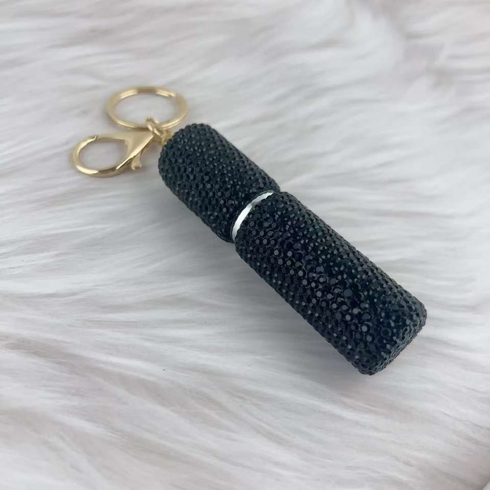 Rhinestone Perfume Bottle Keychains - Image 4