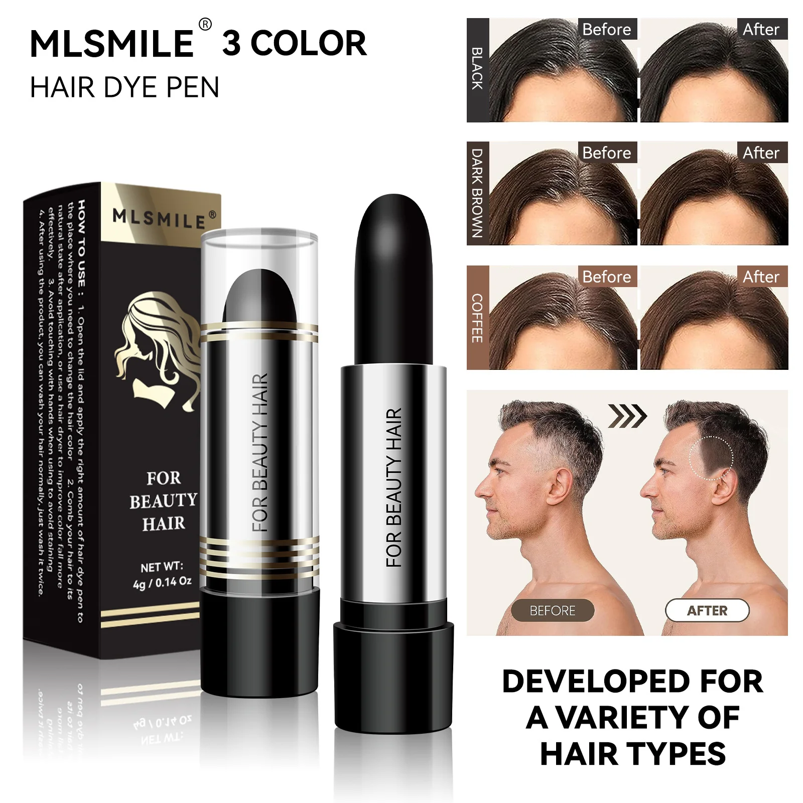 Root Cover Hair Chalk - Image 4