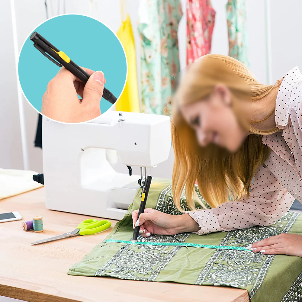Sewing Fabric Marker Tailor's Chalk with 20 Refills