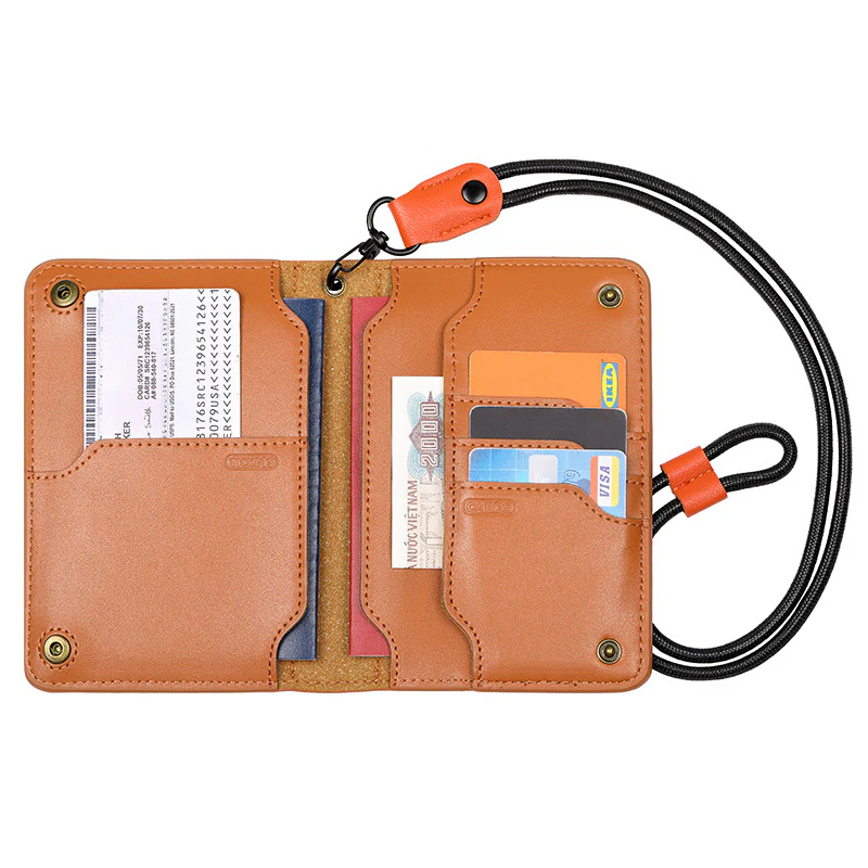 Slim Leather Card Wallet - Image 3