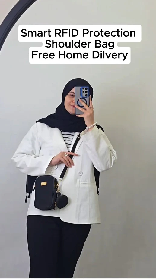 Smart RFID Protection Shoulder Bag