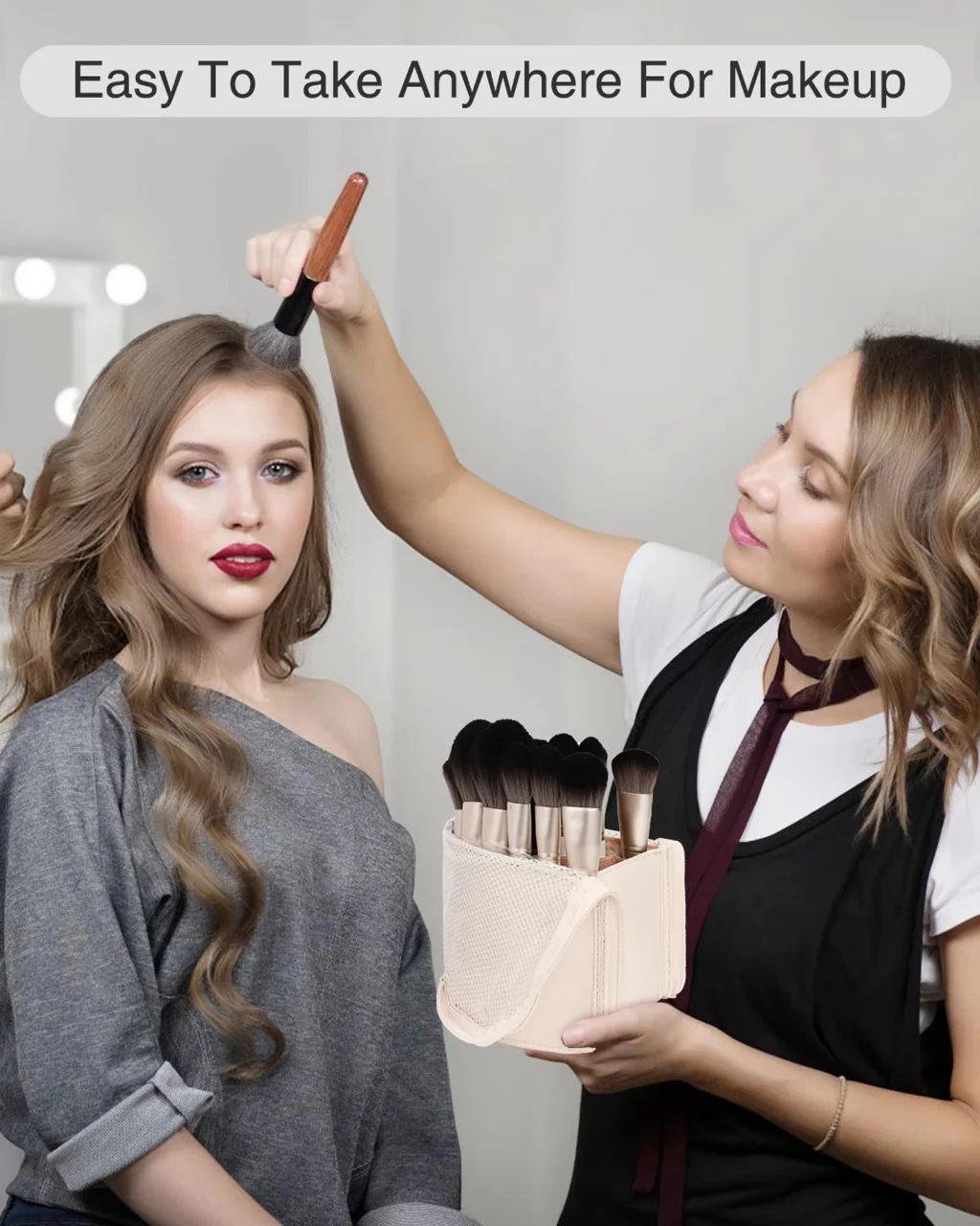 Stand-Up Makeup Brush Holder - Image 3