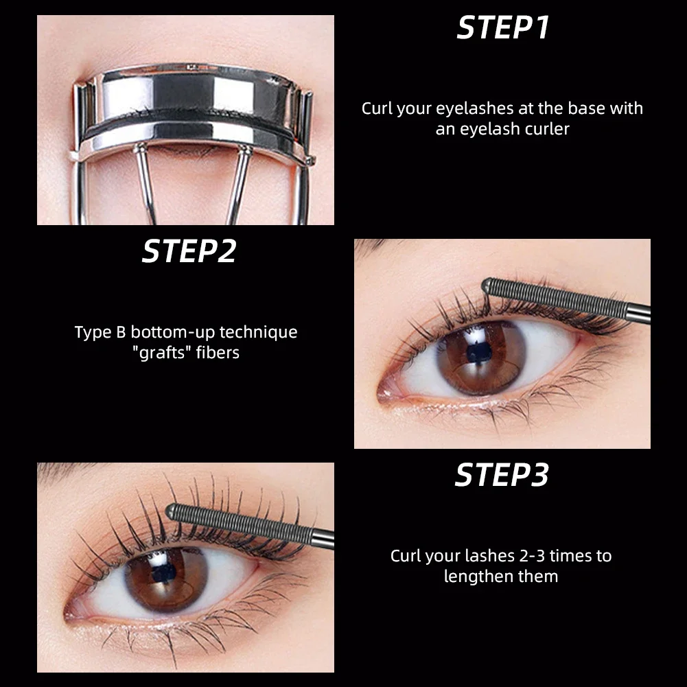 Steel Tube Eyelash Lengthening & Curling Mascara - Image 7