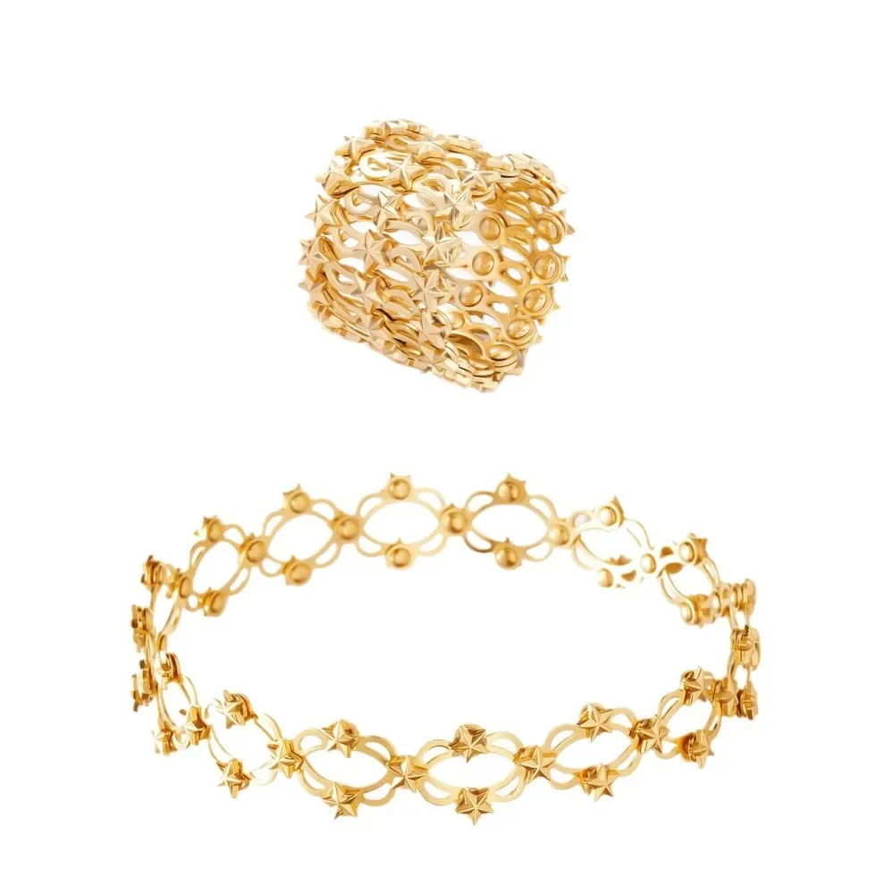 Stretchable Shiny Crystal Ring Bracelet - Image 5