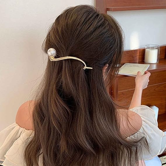 Sweet Barrettes Pearl Hair Grips - Image 4