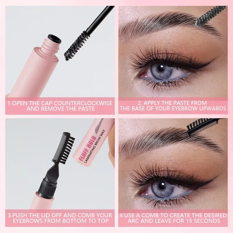 Transparent Brow Styling Wax Gel - Image 4