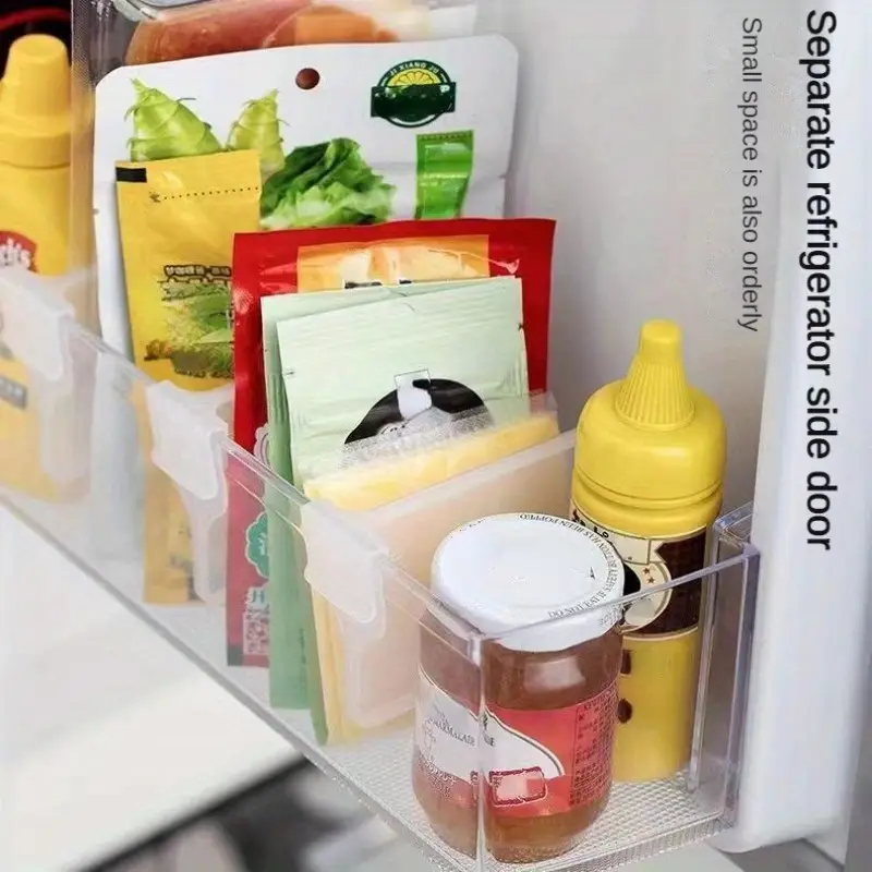 Transparent Refrigerator Side Door Organizer Dividers - Image 3