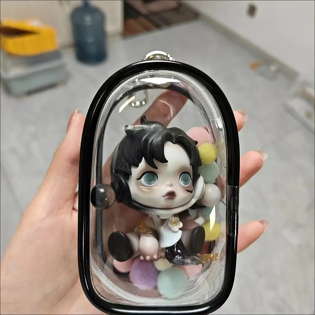 Transparent Travel Cable Organizer Bag With Key Chain - Image 5