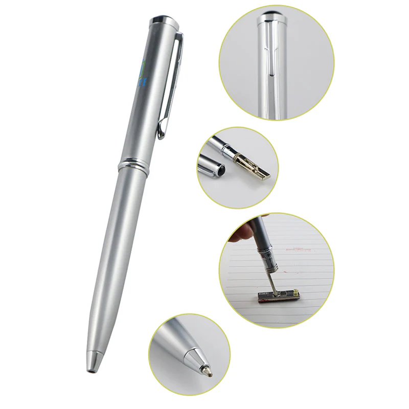 Unique Signature Pocket Pen with Stamp - Image 2
