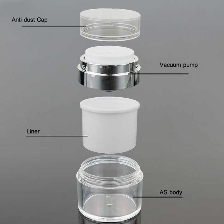 Vacuum Press Pump Bottle Dispenser Portable Cosmetic Container - Image 6