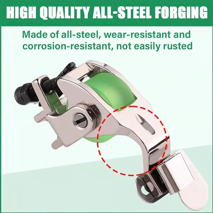 Versatile Adjustable Rolled Hemmer Presser Foot - Image 6